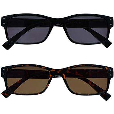 Opulize Modelo SS11-12 Gafas de lectura grandes para hombres - Reading Glasses Opulize Modelo SS11-12 Gafas de lectura grandes para hombres - Reading Glasses