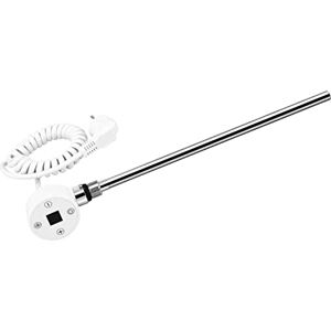 EMKE Eléctrico para el baño, Blanco, patrón de calefacción con regulador de Temperatura, Resistencia al radiador con cronometraje, Elemento Calefactor eléctrico 900 W EMKE Eléctrico para el baño, Blanco, patrón de calefacción con regulador de Temperatura, Resistencia al radiador con cronometraje, Elemento Calefactor eléctrico 900 W