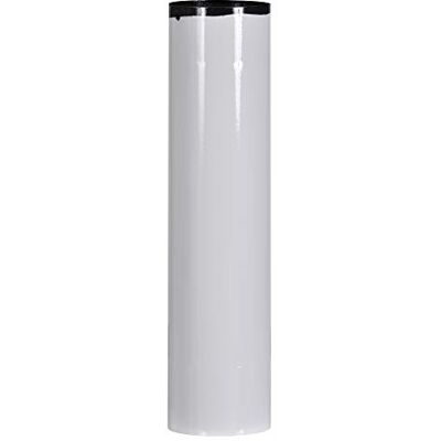 FIREFIX Email Tubo de Estufa (500 mm, 120 mm de diámetro, Chapa de Acero, 0,6 mm de Grosor, Interior Soldado, Longitudes soldadas con láser), Color Blanco FIREFIX Email Tubo de Estufa (500 mm, 120 mm de diámetro, Chapa de Acero, 0,6 mm de Grosor, Interior Soldado, Longitudes soldadas con láser), Color Blanco