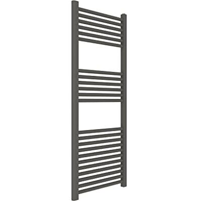 ERCOS Toallero de baño Dimensiones 500x1200 MM Radiador de cuarzo color mate, conexiones de 1/2" Suministrado con kit de montaje ERCOS Toallero de baño Dimensiones 500x1200 MM Radiador de cuarzo color mate, conexiones de 1/2" Suministrado con kit de montaje
