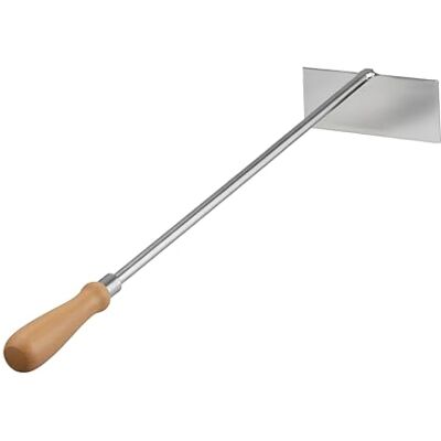 Relaxdays Rascador de Cenizas , Acero Inoxidable, Mango de Madera, 58,5 cm, Pala para chimeneas, Gancho para Cenizas. Relaxdays Rascador de Cenizas , Acero Inoxidable, Mango de Madera, 58,5 cm, Pala para chimeneas, Gancho para Cenizas.