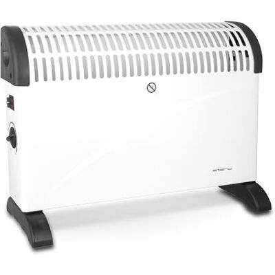 Emerio Convector Calefacción eléctrica, hasta 20 m², 2000 W, con termostato ajustable, calefactor, 3 ajustes de calor (750 W/1250 W/2000 W), protección contra sobrecalentamiento, estable Emerio Convector Calefacción eléctrica, hasta 20 m², 2000 W, con termostato ajustable, calefactor, 3 ajustes de calor (750 W/1250 W/2000 W), protección contra sobrecalentamiento, estable
