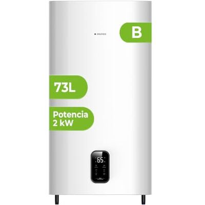 Aspes Termo Eléctrico 80 Litros, . 2000W, Kit de Montaje Incluido, Resistencia de Acero Esmaltado, Termostato Digital, Temperatura Máx 93 º, Blanco, Eficiencia Energética B Aspes Termo Eléctrico 80 Litros, . 2000W, Kit de Montaje Incluido, Resistencia de Acero Esmaltado, Termostato Digital, Temperatura Máx 93 º, Blanco, Eficiencia Energética B