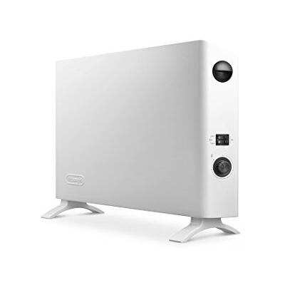 De'Longhi Calefactor eléctrico interior, 2000w, ajustes termostato, blanco De'Longhi Calefactor eléctrico interior, 2000w, ajustes termostato, blanco