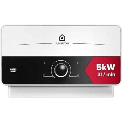 Ariston Aures Multi 5kW FR Calentador de agua instantáneo eléctrico de alta presión Multi-puntos de potencia para comodidad inmediata Ariston Aures Multi 5kW FR Calentador de agua instantáneo eléctrico de alta presión Multi-puntos de potencia para comodidad inmediata