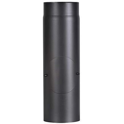 FIREFIX Tubo para Chimenea, Negro FIREFIX Tubo para Chimenea, Negro