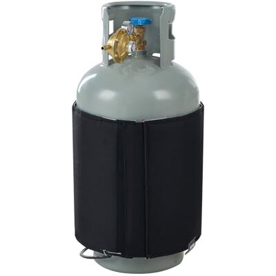 VEVOR Manta Calefactora para Tanque de Propano Cubierta Aislada de 120 W para Tanques de Gas de 9-18 kg Termostato Interno Fijo Temperatura Máxima 32,22 °C Tela Oxford Resistente al Agua VEVOR Manta Calefactora para Tanque de Propano Cubierta Aislada de 120 W para Tanques de Gas de 9-18 kg Termostato Interno Fijo Temperatura Máxima 32,22 °C Tela Oxford Resistente al Agua