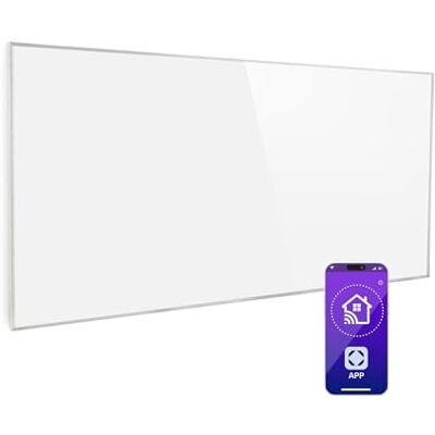 KLARSTEIN Radiador Infrarrojos Pared Potencia, 720W, Placa Calor Bajo Consumo App Wifi, Panel Radiante Bajo Consumo, Infrarrojos Calefaccion, Calefactores Infrarojos Panel Radiante Pared KLARSTEIN Radiador Infrarrojos Pared Potencia, 720W, Placa Calor Bajo Consumo App Wifi, Panel Radiante Bajo Consumo, Infrarrojos Calefaccion, Calefactores Infrarojos Panel Radiante Pared