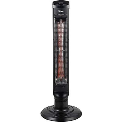 Ardes Estufa En fibra de Carbono Oscilante Estufa de Carbono de Bajo Consumo 1 Lámpara a 2 Potencias Estufa Alógena Con Estructura De Metal Estufa Eléctrica de Carbono Negra Ardes Estufa En fibra de Carbono Oscilante Estufa de Carbono de Bajo Consumo 1 Lámpara a 2 Potencias Estufa Alógena Con Estructura De Metal Estufa Eléctrica de Carbono Negra