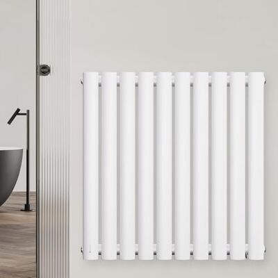 blumfeldt Radiador, 462W, Montaje en Pared, Conexión Central de ½'', Una Capa, Acero Con Recubrimiento en Polvo, Eficiencia Energética para Baños, Salas de Estar y Oficinas, 60x60 cm, Blanco blumfeldt Radiador, 462W, Montaje en Pared, Conexión Central de ½'', Una Capa, Acero Con Recubrimiento en Polvo, Eficiencia Energética para Baños, Salas de Estar y Oficinas, 60x60 cm, Blanco