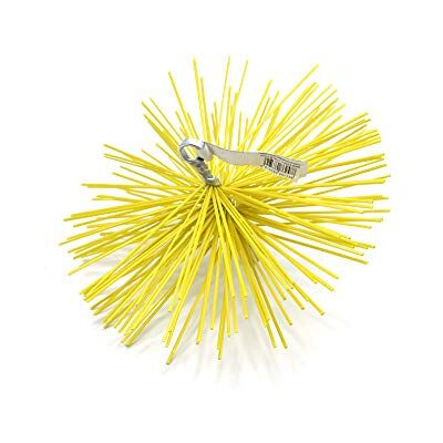 Pyro Feu Cabezal Deshollinador nailón 150 mm rosca métrica 12, Amarillo Pyro Feu Cabezal Deshollinador nailón 150 mm rosca métrica 12, Amarillo