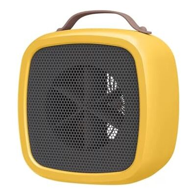 wonderlamp Calefactor Portátil , 500W, Calentamiento Rápido en 3 Segundos, con Asa de Transporte y Apagado Automático, 14,2 x 10,1 x 14,1 cm (Amarillo) wonderlamp Calefactor Portátil , 500W, Calentamiento Rápido en 3 Segundos, con Asa de Transporte y Apagado Automático, 14,2 x 10,1 x 14,1 cm (Amarillo)