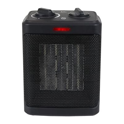 Jata Calefactor Ceramico bajo consumo con 2 potencias de calor (750-1500 W) y ventilador. Muy rápido. Gran rendimiento. Máxima seguridad Jata Calefactor Ceramico bajo consumo con 2 potencias de calor (750-1500 W) y ventilador. Muy rápido. Gran rendimiento. Máxima seguridad