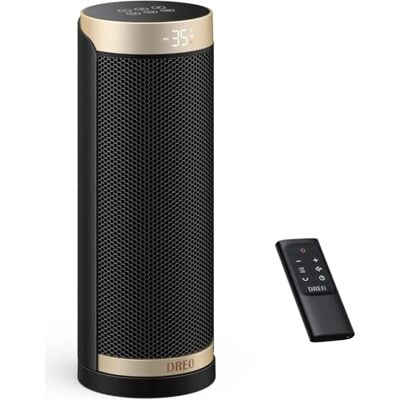 Dreo Solaris Slim H3 Calefactor - Calentamiento rápido, 1800W, Mando a distancia Dreo Solaris Slim H3 Calefactor - Calentamiento rápido, 1800W, Mando a distancia