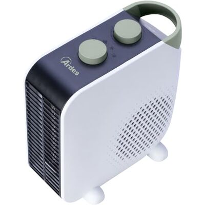 Ardes Vertigo Radiador ventilador de 2 posiciones Calentador de ventilador vertical y horizontal con 2 potencias Cocina eléctrica portátil con termostato Ardes Vertigo Radiador ventilador de 2 posiciones Calentador de ventilador vertical y horizontal con 2 potencias Cocina eléctrica portátil con termostato