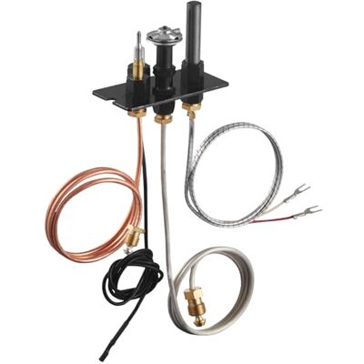 VEVOR Conjunto de Luz Piloto de Gas, Números de Pieza OE 10002265, 10002264, SRV10002264, para Chimenea de Gas Natural y LPG, para Majestic, Vermont Castings, Temco, Dutchwest, Monessen y Century VEVOR Conjunto de Luz Piloto de Gas, Números de Pieza OE 10002265, 10002264, SRV10002264, para Chimenea de Gas Natural y LPG, para Majestic, Vermont Castings, Temco, Dutchwest, Monessen y Century