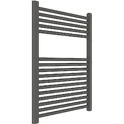 ERCOS Toallero Calentador de toallas de baño Tamaño 600x770 MM Radiador de cuarzo color mate, conexiones de 1/2" Suministrado con kit de montaje ERCOS Toallero Calentador de toallas de baño Tamaño 600x770 MM Radiador de cuarzo color mate, conexiones de 1/2" Suministrado con kit de montaje