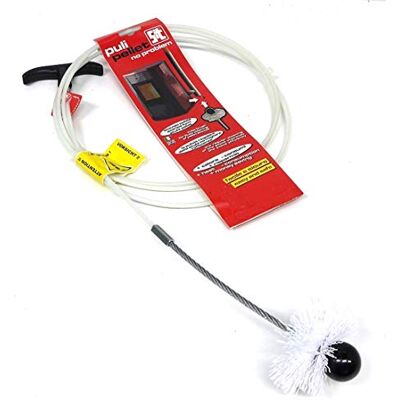 Pyro Feu Limpiador mecánico Pulipellet para tuberías de estufa 5 m Pyro Feu Limpiador mecánico Pulipellet para tuberías de estufa 5 m