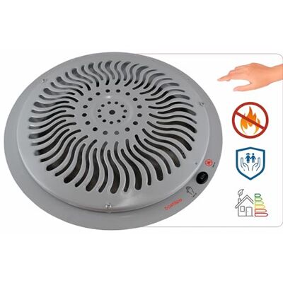 Bastilipo B-800-Brasero de Seguridad (contra Quemaduras y Anti Incendios) 400/800W de Potencia, bajo Consumo eléctrico, Calor Negro Thermal Disc + Sistema Black diode Bastilipo B-800-Brasero de Seguridad (contra Quemaduras y Anti Incendios) 400/800W de Potencia, bajo Consumo eléctrico, Calor Negro Thermal Disc + Sistema Black diode