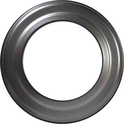 FIREFIX Roseta para tubos de estufa de 2 mm, 150 mm de diámetro, para estufas y chimeneas, color gris oscuro y negro rígido FIREFIX Roseta para tubos de estufa de 2 mm, 150 mm de diámetro, para estufas y chimeneas, color gris oscuro y negro rígido