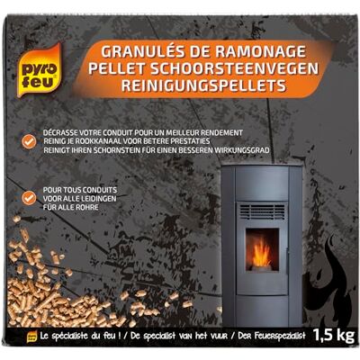 Pyro Feu Ibecosol Deshollinador Estufas y Calderas, Marrón, 19x9.5x18 cm, Pyro Feu Ibecosol Deshollinador Estufas y Calderas, Marrón, 19x9.5x18 cm,