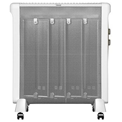 Bimar Convector Mica de bajo consumo, cocina eléctrica con 2 potencias de calefacción, termostato ajustable, silencioso y transportable Bimar Convector Mica de bajo consumo, cocina eléctrica con 2 potencias de calefacción, termostato ajustable, silencioso y transportable