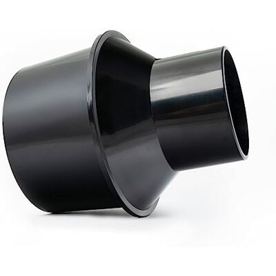 POWERTEC 4 "Puerto a 2-1/2" manguera cónica, adaptador reductor de recogida de polvo POWERTEC 4 "Puerto a 2-1/2" manguera cónica, adaptador reductor de recogida de polvo