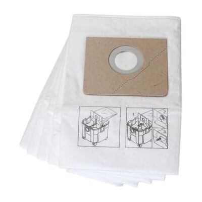 Fein Bolsa de filtro de tela no tejida, para aspiradora Dustex 35L Unid./Paq.. 5 unid. Fein Bolsa de filtro de tela no tejida, para aspiradora Dustex 35L Unid./Paq.. 5 unid.