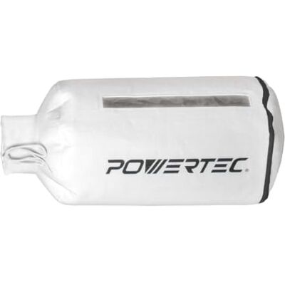 POWERTEC Bolsa de filtro de polvo para colectores de polvo de montaje en pared, 1 micra, para Grizzly, Shop Fox, Rockler Delta, Wen y DC5371/5372 POWERTEC Bolsa de filtro de polvo para colectores de polvo de montaje en pared, 1 micra, para Grizzly, Shop Fox, Rockler Delta, Wen y DC5371/5372