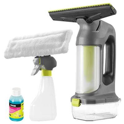 Ryobi 18V ONE+ Aspiradora inalámbrica para ventana (batería excluida) Ryobi 18V ONE+ Aspiradora inalámbrica para ventana (batería excluida)