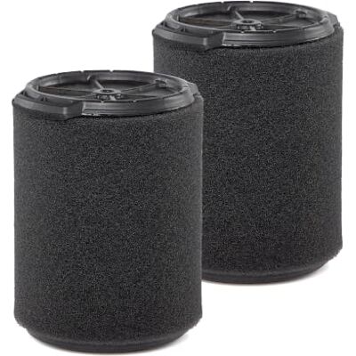 Craftsman -2 filtros de aspiradora original de aplicación húmeda y seca, auténticos, mayoría de aspiradoras , 19-75 L, fácil instalación, para aspiración de grandes líquidos Craftsman -2 filtros de aspiradora original de aplicación húmeda y seca, auténticos, mayoría de aspiradoras , 19-75 L, fácil instalación, para aspiración de grandes líquidos