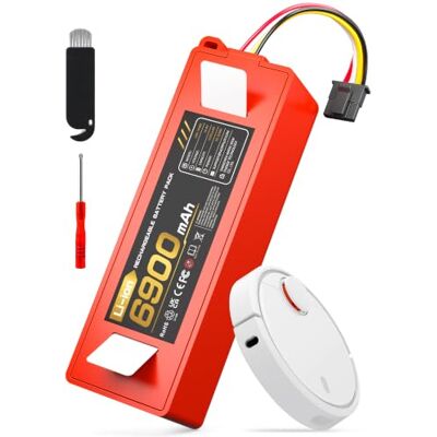 Morpilot 6900mAh Batería de Repuesto para Xiaomi Mi S5 S6 S7 Q7 MAX MaxV Ultra Pure, Xiaomi Roborock S50 S55 (1.ª y 2.ª generación), D10 D10 Plus D10s L10 L10s Z10 Pro Morpilot 6900mAh Batería de Repuesto para Xiaomi Mi S5 S6 S7 Q7 MAX MaxV Ultra Pure, Xiaomi Roborock S50 S55 (1.ª y 2.ª generación), D10 D10 Plus D10s L10 L10s Z10 Pro
