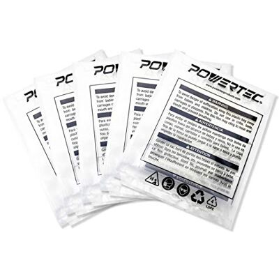 POWERTEC Bolsas de plástico transparente para recogida de polvo, 20 x 43 pulgadas, bolsas colectoras de polvo para máquina con tambor de filtro de 20 pulgadas, 5 unidades, paquete de 1 POWERTEC Bolsas de plástico transparente para recogida de polvo, 20 x 43 pulgadas, bolsas colectoras de polvo para máquina con tambor de filtro de 20 pulgadas, 5 unidades, paquete de 1