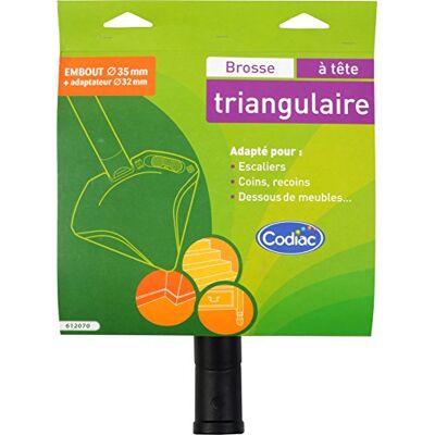 Scanpart Codiac – 612070 – Cepillo triangular cabeza, Scanpart Codiac – 612070 – Cepillo triangular cabeza,