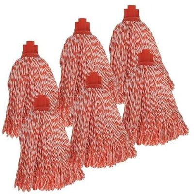 MSV - Fregona Microfibra - Rojo - Paños de microfibra para fregona MSV - Fregona Microfibra - Rojo - Paños de microfibra para fregona