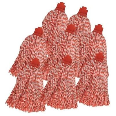 MSV Pack de 24 paños de Repuesto de Microfibra Rojos para fregona MSV Pack de 24 paños de Repuesto de Microfibra Rojos para fregona