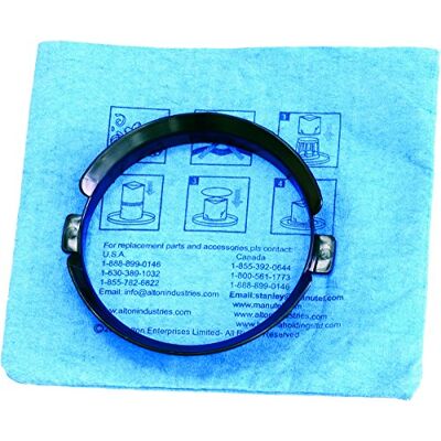 Stanley 20 – 1100 azul paño reutilizable filtro con abrazadera de anillo para 3 y 5 gallon húmedo/seco vacíos Stanley 20 – 1100 azul paño reutilizable filtro con abrazadera de anillo para 3 y 5 gallon húmedo/seco vacíos