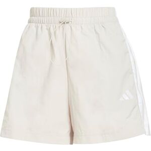 adidas Essentials Lifestyle Woven 3 bandas beige pantalón corto - Shorts adidas Essentials Lifestyle Woven 3 bandas beige pantalón corto - Shorts
