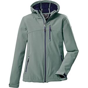 Killtec Girls Softshell Jacke, Chaqueta softshell/chaqueta exterior con capucha Niñas, blaugrün, 152 Killtec Girls Softshell Jacke, Chaqueta softshell/chaqueta exterior con capucha Niñas, blaugrün, 152