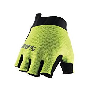 100% Guantes Cortos de Gel Exceeda Unisex, Color Amarillo Fluo, XL 100% Guantes Cortos de Gel Exceeda Unisex, Color Amarillo Fluo, XL