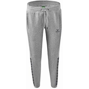 erima Mujer Essential Team Pantalón de Deporte, Gris Claro Jaspeado, 44 erima Mujer Essential Team Pantalón de Deporte, Gris Claro Jaspeado, 44