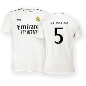 Real Madrid Bellingham Infantil Camiseta Primera Equipación de la Temporada 24/25 réplica Producto Oficial 8 Real Madrid Bellingham Infantil Camiseta Primera Equipación de la Temporada 24/25 réplica Producto Oficial 8