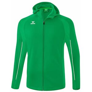 erima Liga Star-Chaqueta de Entrenamiento con Capucha, Verde/Blanco, S Unisex Adulto erima Liga Star-Chaqueta de Entrenamiento con Capucha, Verde/Blanco, S Unisex Adulto