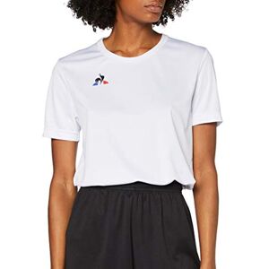 Le Coq Sportif N°1 Maillot Match MC Optical White Camiseta, Mujer, Optical White, XL Le Coq Sportif N°1 Maillot Match MC Optical White Camiseta, Mujer, Optical White, XL