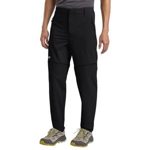 Pantalones con cremallera Jack Wolfskin Hikeout - senderismo - negro Pantalones con cremallera Jack Wolfskin Hikeout - senderismo - negro