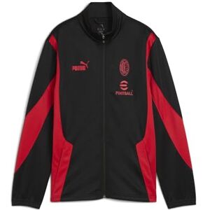 PUMA A.C. Milan Chaqueta FtblNRGY + para niños y adolescentes, chaqueta deportiva de fútbol y entrenamiento, con cremallera, producto oficial, color negro o blanco PUMA A.C. Milan Chaqueta FtblNRGY + para niños y adolescentes, chaqueta deportiva de fútbol y entrenamiento, con cremallera, producto oficial, color negro o blanco