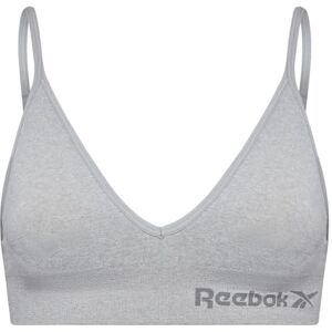 Reebok Crop Top Deportivo Elástico Mujer, con Tirantes Ajustables, Acolchado Inalámbrico y Extraíble Gris Marga Reebok Crop Top Deportivo Elástico Mujer, con Tirantes Ajustables, Acolchado Inalámbrico y Extraíble Gris Marga