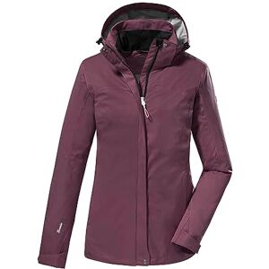 Killtec Mujer Chaqueta funcional/chaqueta de exterior con capucha con cremallera KOS 133 WMN JCKT, aubergine, 38, Killtec Mujer Chaqueta funcional/chaqueta de exterior con capucha con cremallera KOS 133 WMN JCKT, aubergine, 38,