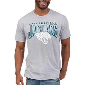 Junk Food Clothing x NFL Jacksonville Jaguars Logotipo audaz Camisa de Manga Corta para Hombre y Mujer, Talla XL Junk Food Clothing x NFL Jacksonville Jaguars Logotipo audaz Camisa de Manga Corta para Hombre y Mujer, Talla XL