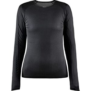Craft Pro Dry Nanoweight LS W Camiseta de Manga Larga para Mujer, Color Negro, Talla L, Malla superligera para Entrenamiento intensivo Craft Pro Dry Nanoweight LS W Camiseta de Manga Larga para Mujer, Color Negro, Talla L, Malla superligera para Entrenamiento intensivo